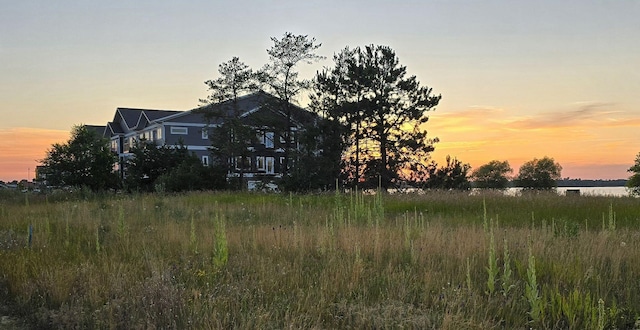 view of nature at dusk