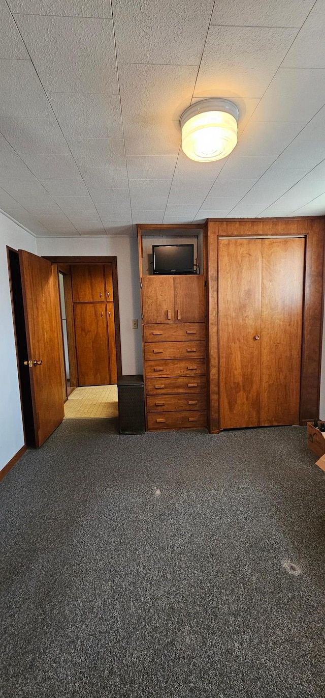 interior space featuring carpet flooring