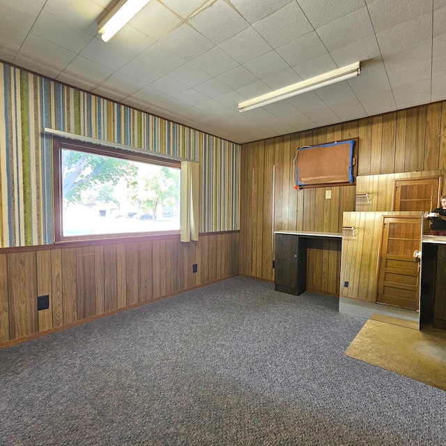 interior space featuring carpet floors