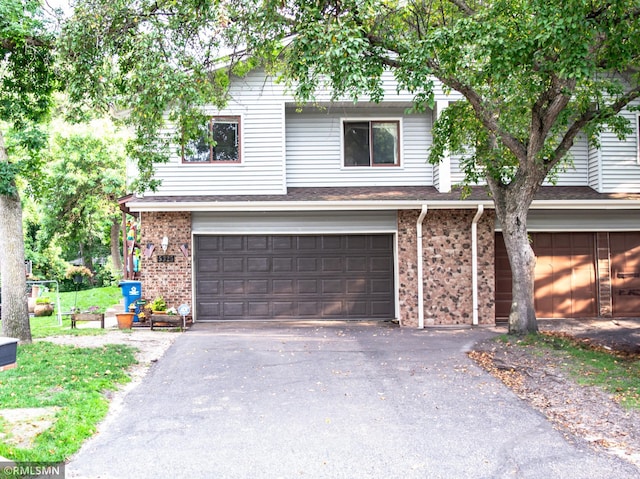 front facade featuring a garage