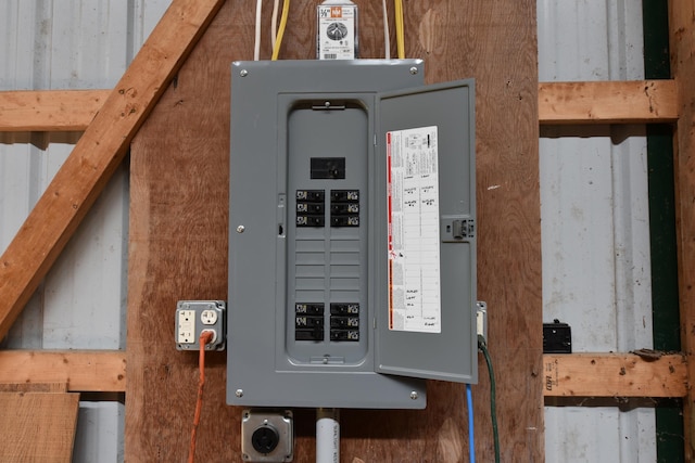 utilities with electric panel