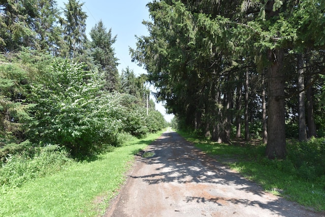 view of road