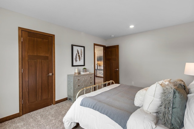 bedroom featuring carpet floors