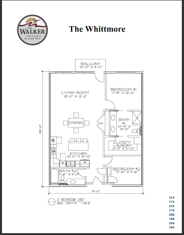 TBD Lake Shore Dr NE Unit 110, Bemidji, MN 56601 - floor plan