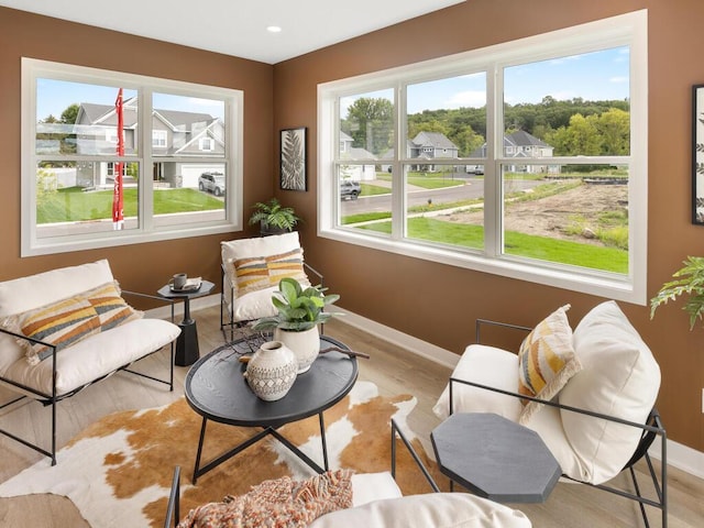 interior space featuring plenty of natural light