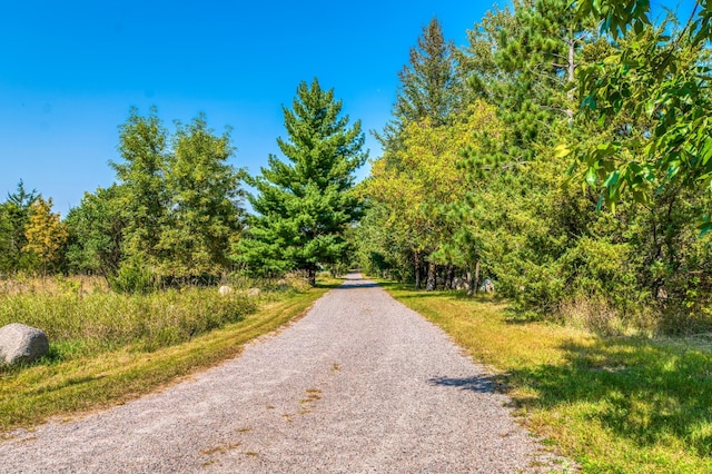 view of road