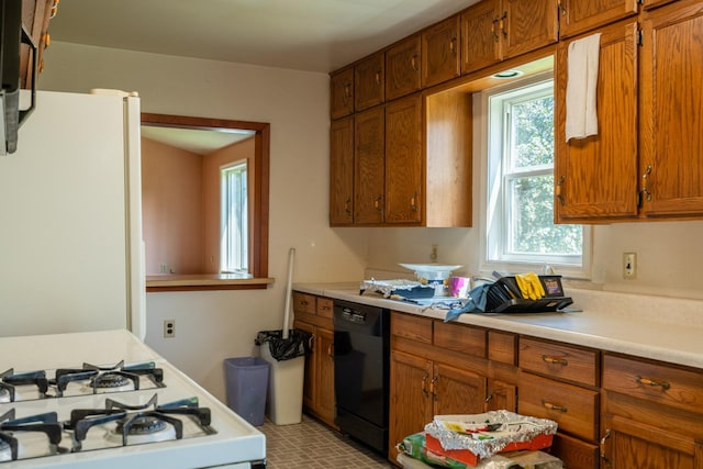 kitchen with white appliances