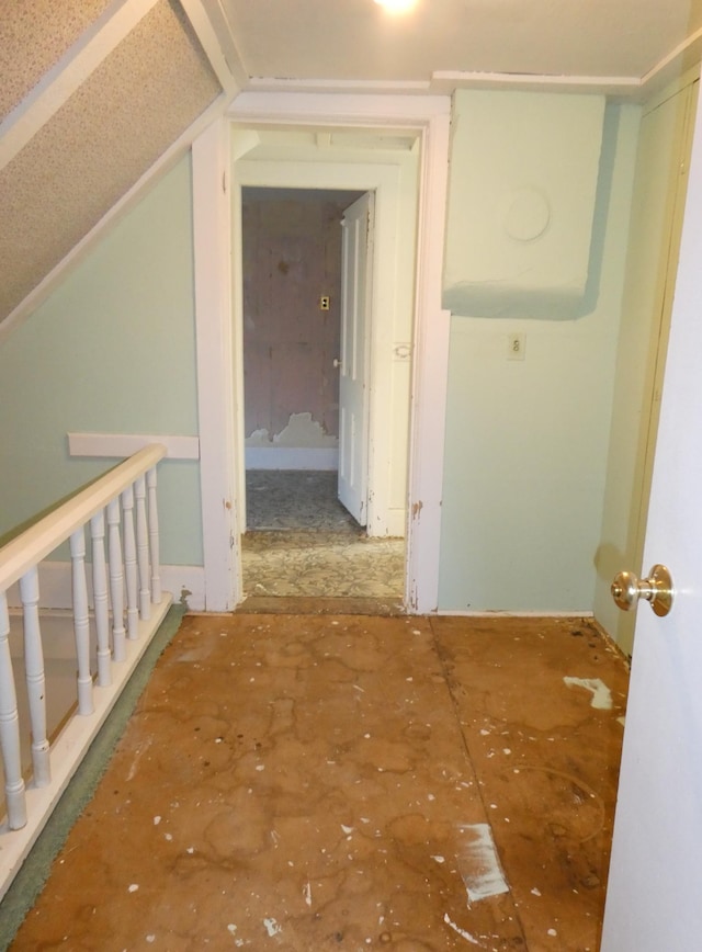 737 3rd Ave, Windom, MN 56101 - hallway with lofted ceiling