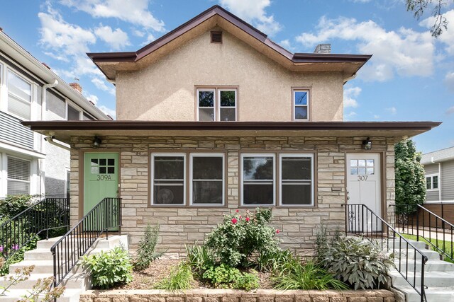 view of front of home