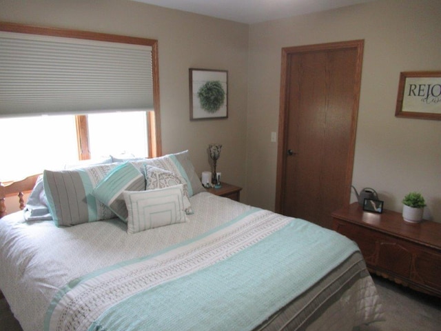 bedroom featuring a closet