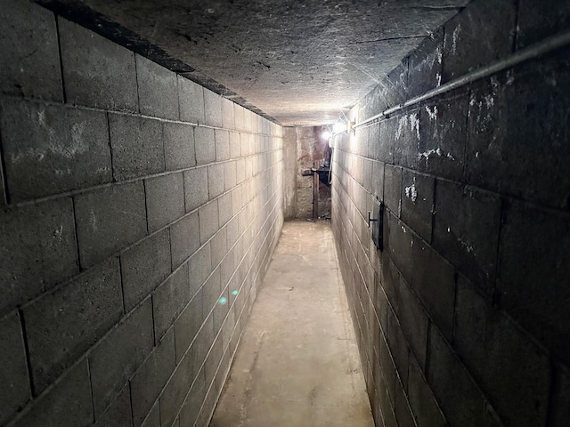 view of basement