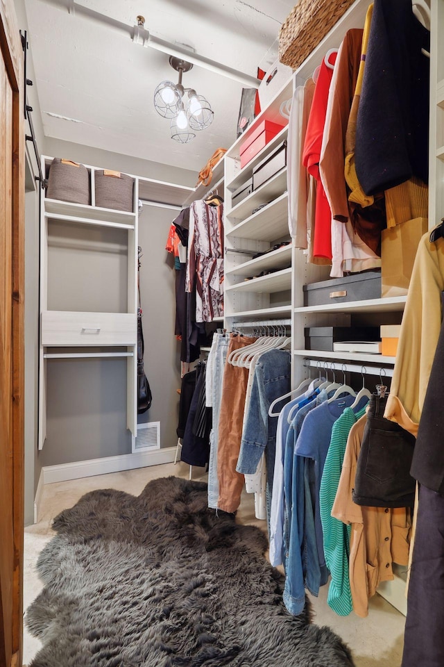 view of spacious closet