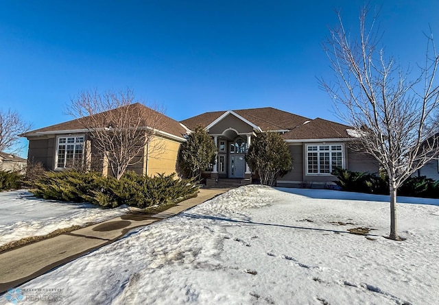 view of ranch-style home