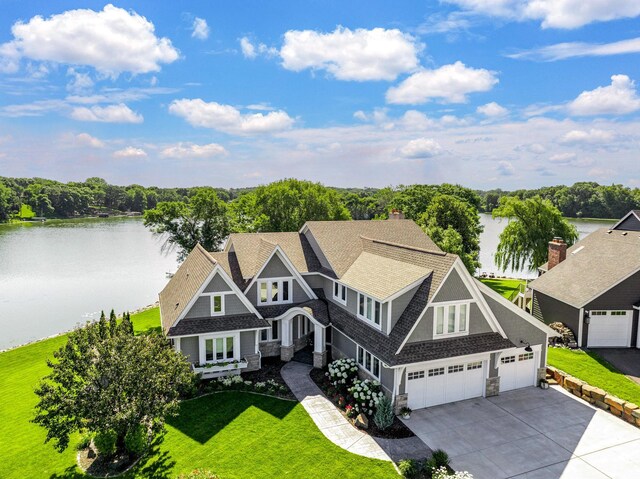 15707 Island View Rd NW, Prior Lake, MN 55372 - bird's eye view with a water view