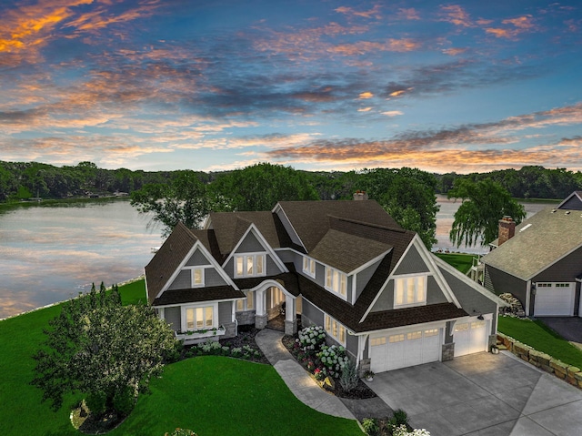 15707 Island View Rd NW, Prior Lake, MN 55372 - exterior space with a water view