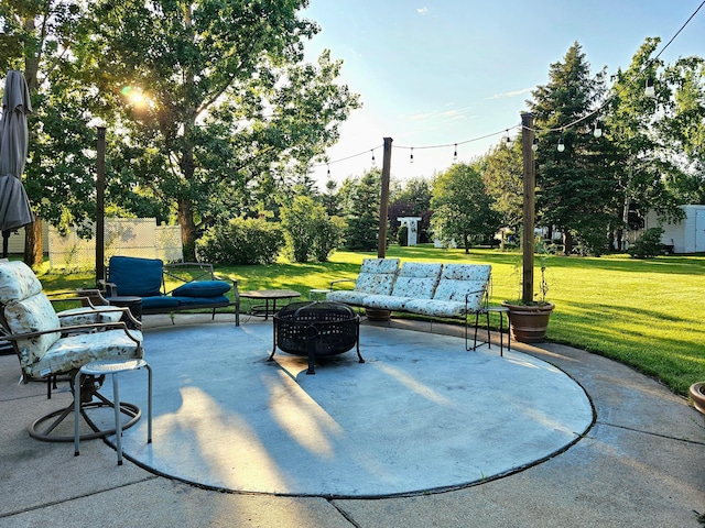 view of patio