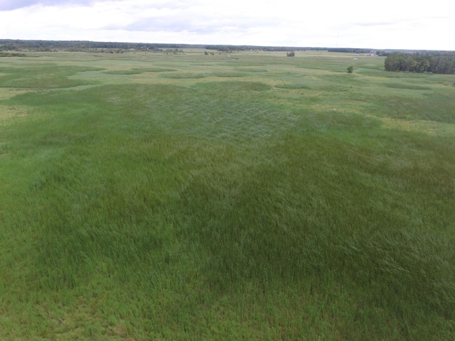 bird's eye view with a rural view