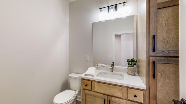 1701 20th Ave Circle NE, Kasson, MN 55944 - half bathroom with toilet and vanity