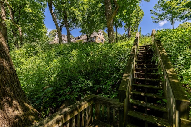 view of staircase