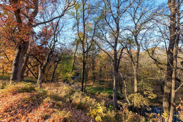 view of landscape featuring a view of trees