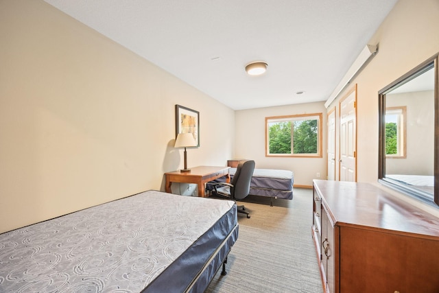 bedroom featuring carpet floors