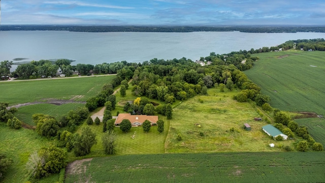69531-1 213th St, Darwin, MN 55324 - aerial view with a rural view and a water view