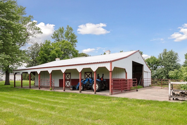 view of stable