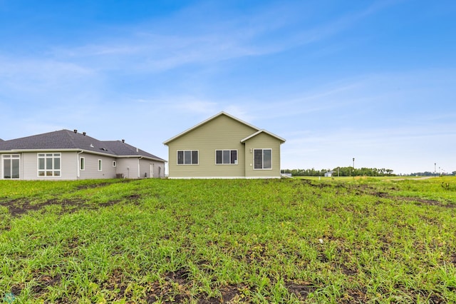 view of back of property