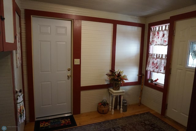 view of foyer entrance