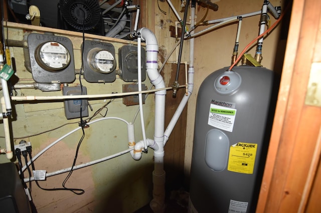 205 2nd Ave SE, Baudette, MN 56623 - utility room featuring water heater