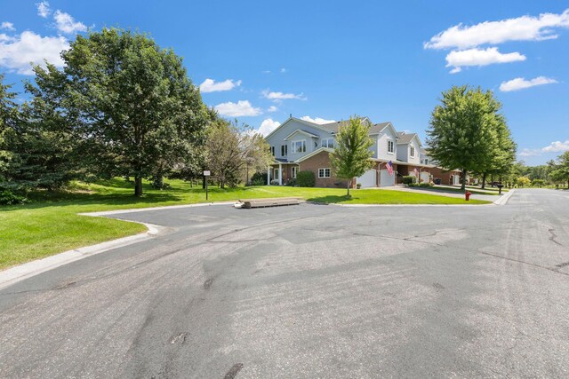 view of road with curbs