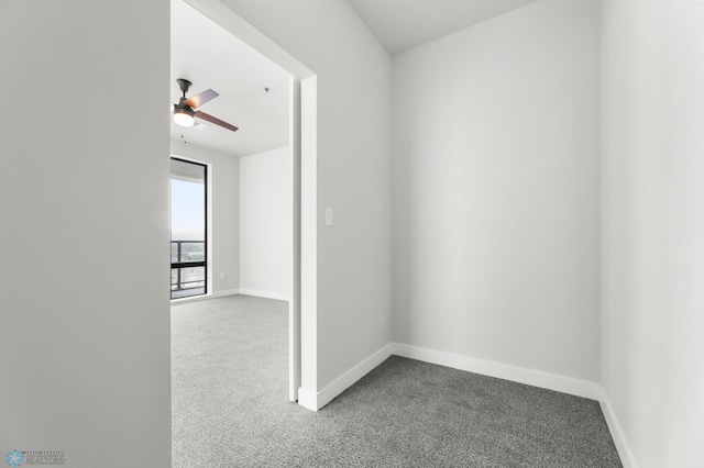 interior space featuring carpet flooring