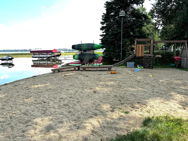 view of yard with playground community