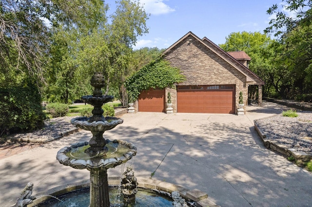 craftsman-style house featuring a garage