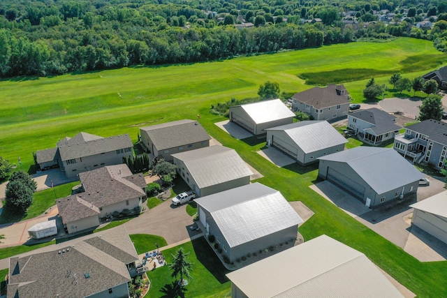 drone / aerial view featuring a residential view