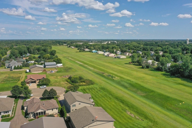 drone / aerial view featuring a residential view