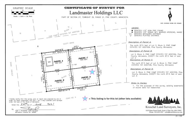 148XX Cross Lake Rd, Pine City Twp MN, 55063 land for sale