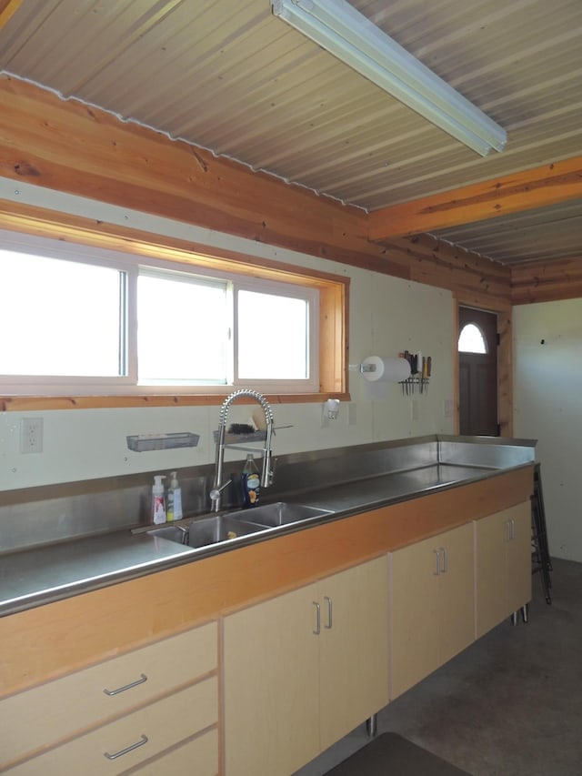 20578 317th St, Farming Twp, MN 56310 - kitchen featuring a sink and a wealth of natural light