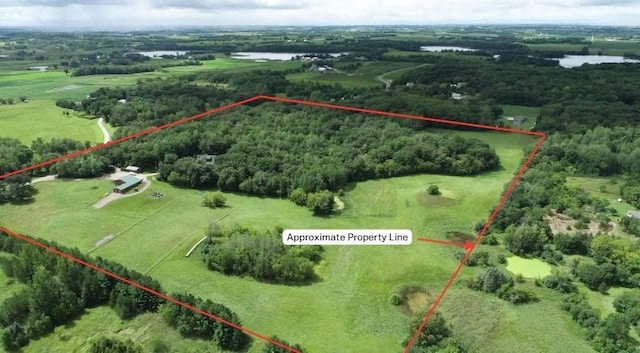 20578 317th St, Farming Twp, MN 56310 - bird's eye view featuring a rural view