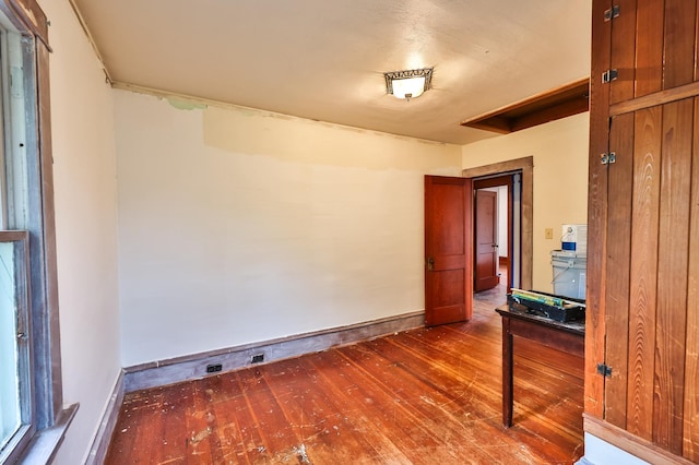 interior space featuring hardwood / wood-style flooring