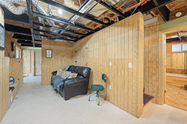 2894 115th Ave, Greenbush Twp, MN 55371 - unfurnished room with wooden walls