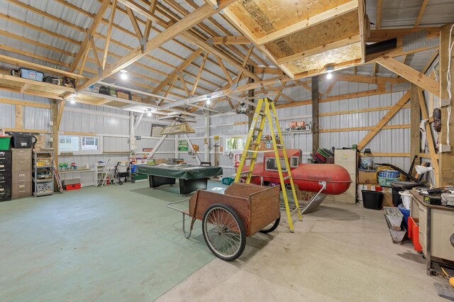 2894 115th Ave, Greenbush Twp, MN 55371 - garage featuring metal wall