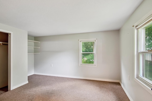 unfurnished bedroom featuring carpet