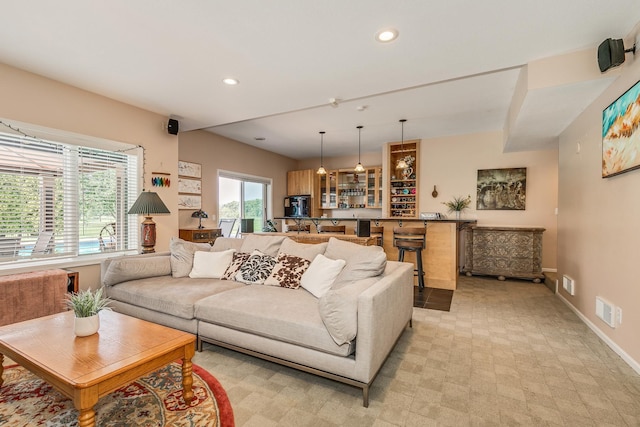 view of living room