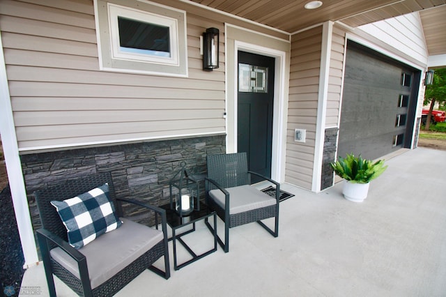 501 1st St NE, Hankinson, ND 58041 - view of exterior entry with stone siding