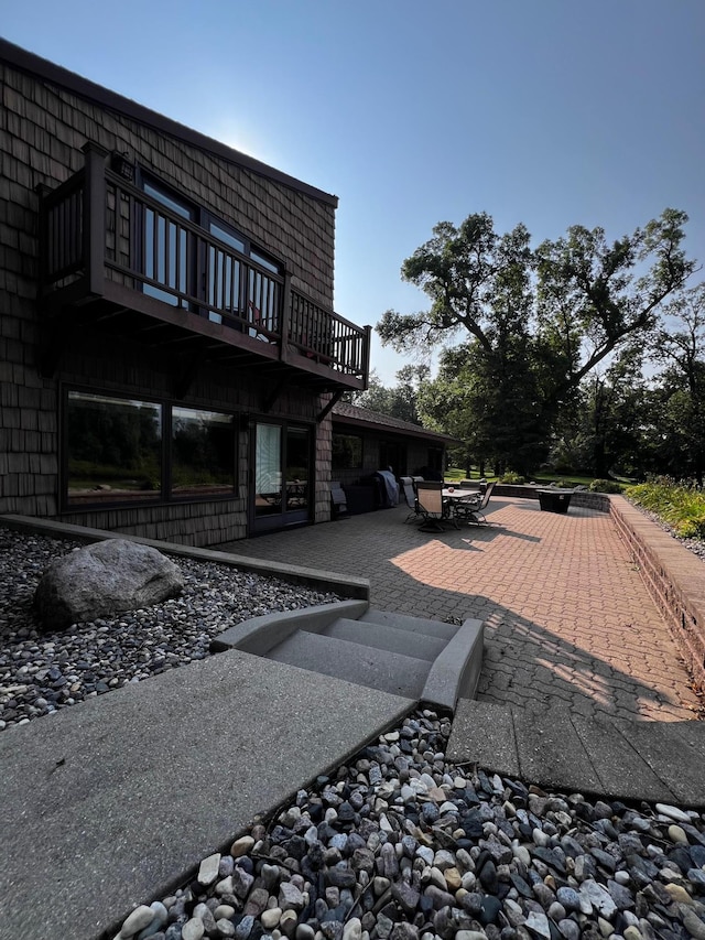 exterior space featuring a patio