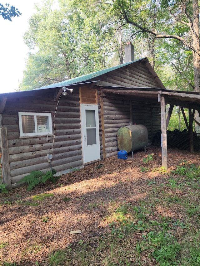 view of side of property