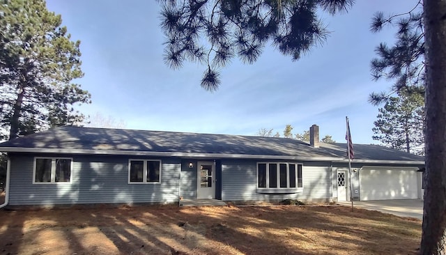 ranch-style house with a garage