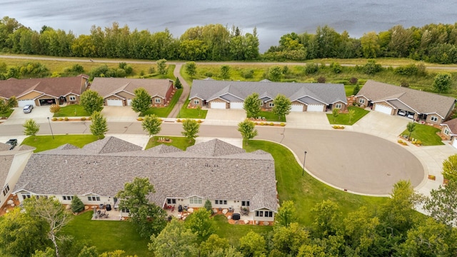 drone / aerial view featuring a residential view