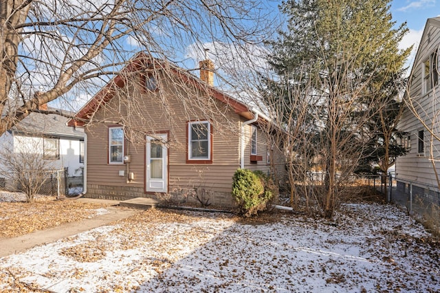 view of bungalow-style home